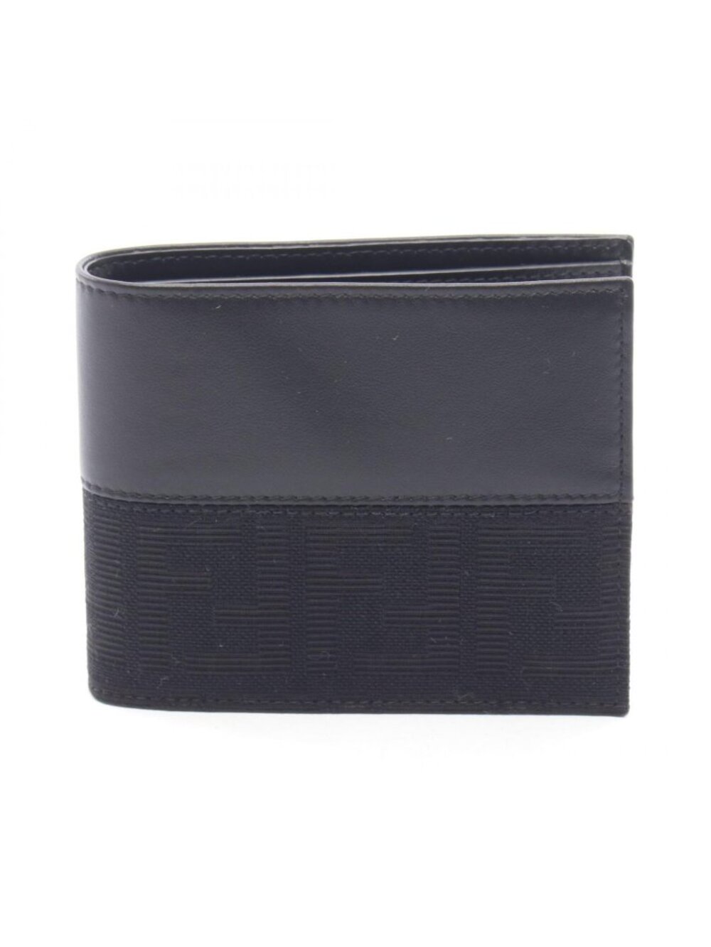 Fendi Bifold Wallet Zucca Canvas Leather
